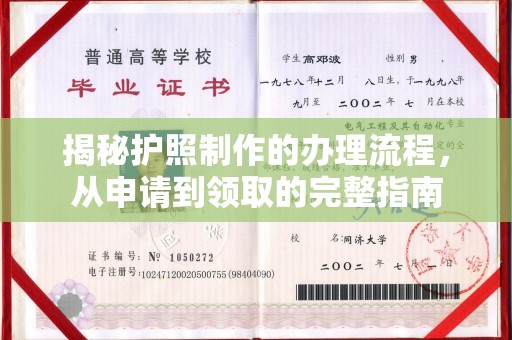 信丰揭秘护照制作的办理流程，从申请到领取的完整指南