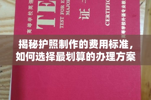 信丰揭秘护照制作的费用标准，如何选择最划算的办理方案？