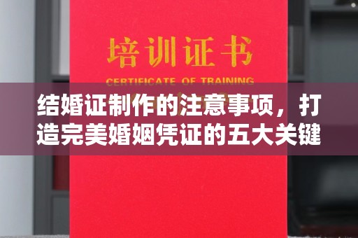 信丰结婚证制作的注意事项，打造完美婚姻凭证的五大关键点