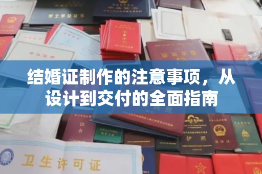 信丰结婚证制作的注意事项，从设计到交付的全面指南