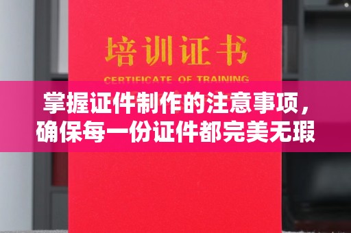 信丰掌握证件制作的注意事项，确保每一份证件都完美无瑕