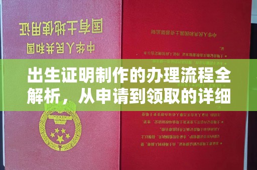 信丰出生证明制作的办理流程全解析，从申请到领取的详细指南